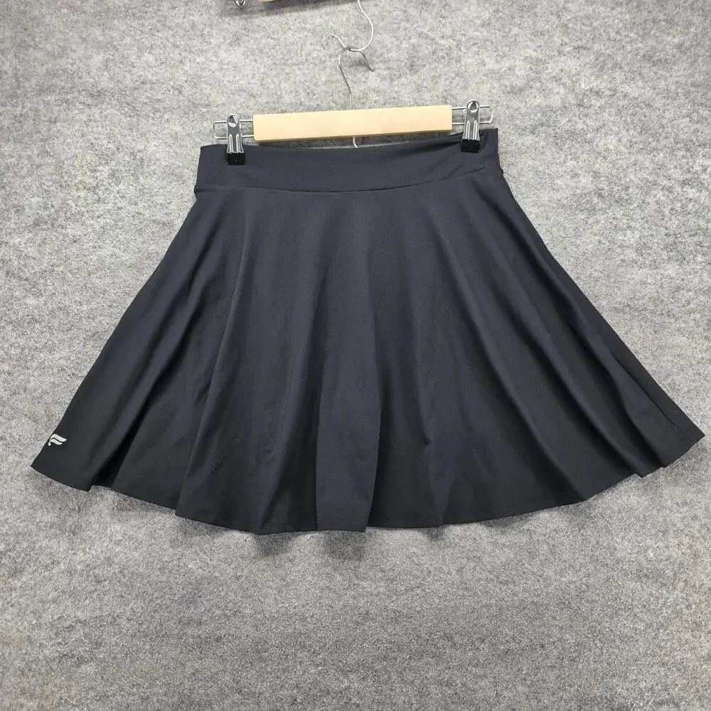 Fabletics Skort Womens 29 Black Athletic Tennis Pull On Built-In Shorts Stretch